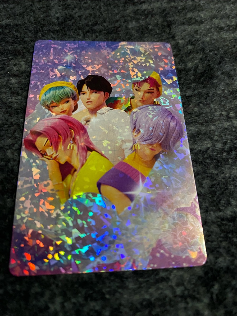 Saja boys. McDonald’s K-pop demon hunters card SEND OFFER